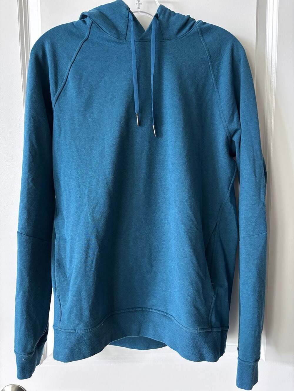 Lululemon City Sweat Pullover Hoodie Heathered Poseidon Blue Men's Size M